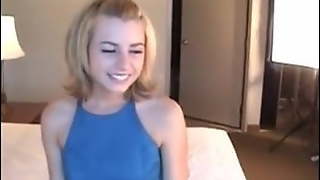 Hot blonde teen fucked by a big cock after prom
