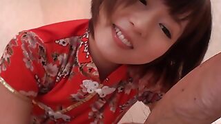 ASIAN JAPANESE PORN SLUTS GETS HAIRY CUNT FUCKED BY A HARD