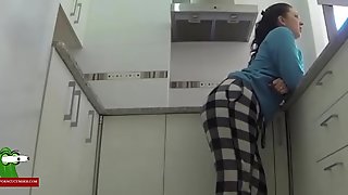 Horny fucked in the white kitchen. SAN388