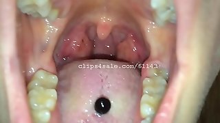 Mouth Fetish - Silvia Mouth Video 1