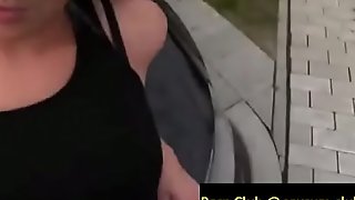 Blonde czech hooker gets fucked on the street, and then jerks off and slurps young man porn video dick w