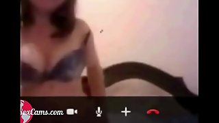 Gf gets recorded flashing on skype I Watch more like her at PlanetSexCams.com
