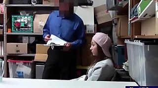 Shoplifter Hayden fucked by LP officer