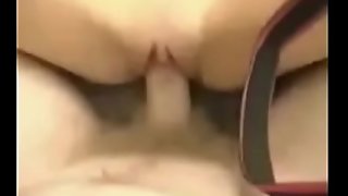 Horny Wife Gets a Nice and Deep Creampie on her First Sextape