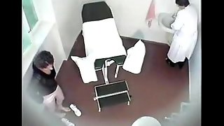 gynecologist checks virginity spycam