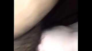 Natasha getting cock stuffEd in her pretty slut mouth laying down edge of bed deeper throat fuck