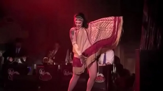Dannie diesel aka danielle colby performs with bustout burlesque recent orleans