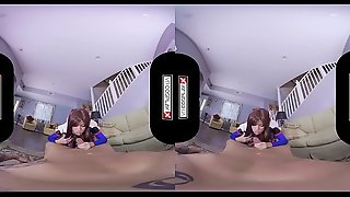 Overwatch Dva XXX Cosplay gamer girl pussy pounding in VR - Immerse Yourself in Virtual Reality Porn!
