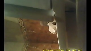 Hidden camera in the toilet - I wanted to try to do it)))