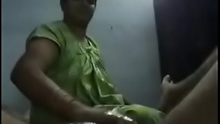 Telugu aunty hand job