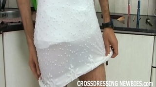 Watch me receive clothed up like a total sissy white wife whore